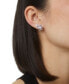 ფოტო #3 პროდუქტის Rhodium-Plated 2-Pc. Set Cubic Zirconia Solitaire & Snowflake Stud Earrings, Created for Macy's