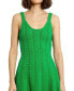 ფოტო #8 პროდუქტის Women's Chunky Knit Thin Strap Flare Mini Dress