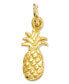 ფოტო #1 პროდუქტის 14k Gold Charm, Polished Pineapple Charm