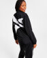 ფოტო #2 პროდუქტის Women's Logo Tricot Long-Sleeve Track Jacket, A Macy's Exclusive