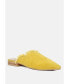 Фото #1 товара MOLLY Womens Frayed Leather Mules