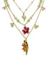 Faux Stone Parrot Layered Necklace