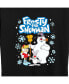 ფოტო #3 პროდუქტის Air Waves Trendy Plus Size Frosty The Snowman Graphic T-shirt