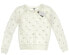 Фото #1 товара Женский свитер J.CREW Стильный бисерный белый из хлопкаразмер XXS