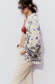 Фото #6 товара Рубашка кимоно с принтом ZARA
