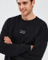 M Essential Crew Neck Sweatshirt Erkek Siyah Sweatshirt S232234-001