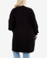 ფოტო #5 პროდუქტის Plus Size Leona Long Sleeve Cardigan Sweater