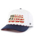 ფოტო #2 პროდუქტის Men's White Chicago Cubs Flag Script Hitch Snapback Hat