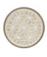 Leah Round Two-Tone Medallion Wall Decor