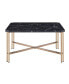 Steve Silver Daxton 31.5" Faux Marble Square Cocktail Table