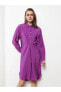 Фото #3 товара Платье длинное с прямыми рукавами LC WAIKIKI Гёмлек Яка