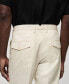 Men's Pleated Cotton Linen Trousers