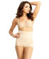 ფოტო #1 პროდუქტის Women's High-Waisted Seamless Shaping Boy Shorts