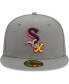 ფოტო #2 პროდუქტის Men's Gray Chicago White Sox Color Pack 59FIFTY Fitted Hat