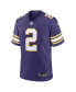 Фото #2 товара Men's Alexander Mattison Purple Minnesota Vikings Classic Player Game Jersey