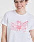 Фото #3 товара Women's Crewneck Graphic T-Shirt, Created for Macy's