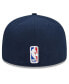 Men's Navy Philadelphia 76ers 2023/24 City Edition Alternate 59FIFTY Fitted Hat Синий, 6 7/8 - фото #2