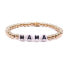 ფოტო #3 პროდუქტის Non-Tarnishing Gold filled, 5mm Gold Ball "Mama" Stretch Bracelet