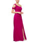 Фото #2 товара Women's Ruched One-Shoulder Gown