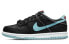 【定制球鞋】 Nike Dunk Low 解构鞋带 绿洲 废土风手绘喷绘特殊鞋盒 低帮 板鞋 GS 黑灰蓝 / Кроссовки Nike Dunk Low DN3351-001