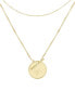 Фото #5 товара 14K Gold Plated Grace Initial Layering Necklace Set