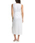 Vince Tie Waist Midi Dress Women's L