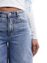Фото #5 товара Vero Moda wide leg jeans in medium blue wash