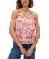 ფოტო #2 პროდუქტის Women's Smilla Printed Ruffle Tiered Sleeveless Top