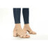 Фото #3 товара Sam & Libby Women Kara Block Heel Shoes 9 Beige Blush Ankle Strap Open Toe Solid