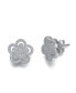 Фото #3 товара Серьги Genevive Double flower Stud