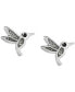 Cubic Zirconia Hummingbird Stud Earrings in Sterling Silver, Created for Macy's