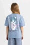 Kız Çocuk T-shirt Mavi B5091a8/be299