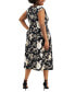Фото #5 товара Plus Size Printed Cowlneck Midi Dress