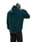 Фото #7 товара Bershka basic hoodie in bottle green