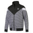 Фото #2 товара Puma Trend Aop Mcs Woven FullZip Jacket Mens Black Casual Athletic Outerwear 596