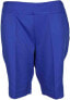 Page & Tuttle Pull On Shorts Womens Blue Athletic Casual Bottoms P90004-PER