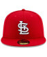 Фото #1 товара Men's Red St. Louis Cardinals 2023 Jackie Robinson Day 59FIFTY Fitted Hat