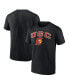 Фото #1 товара Men's Black USC Trojans Campus T-shirt