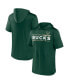 Фото #1 товара Men's Hunter Green Milwaukee Bucks Possession Hoodie T-shirt