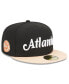 Фото #4 товара Men's Black Atlanta Hawks 2022/23 City Edition Official 59FIFTY Fitted Hat
