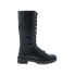 Фото #2 товара Harley-Davidson Dalwood 12" Lace D84744 Womens Black Leather Motorcycle Boots