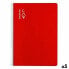 Notebook ESCOLOFI Din A4 50 Sheets 8 mm Red (5 Units)