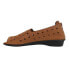 Фото #3 товара Sesto Meucci Evonne Nubuck Perforated Slip On Womens Brown Flats Casual 407081-