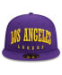 Men's Purple Los Angeles Lakers Big Arch Text 59FIFTY Fitted Hat