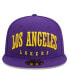 ფოტო #2 პროდუქტის Men's Purple Los Angeles Lakers Big Arch Text 59FIFTY Fitted Hat