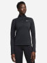 Фото #1 товара Nike Running Pacer Dri-Fit half zip long sleeve top in black