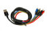 Фото #3 товара iBOX Universal 4 in 1 charging cable I-BOX USB IKUM4W1 - Kabel - 1.2 m - Micro-USB A - 2 x USB C - Multicolour