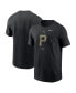 Фото #2 товара Men's Black Pittsburgh Pirates Camo Logo T-shirt