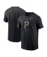 Men's Black Pittsburgh Pirates Camo Logo T-shirt