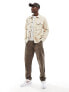 GANT linen cotton twill overshirt in beige